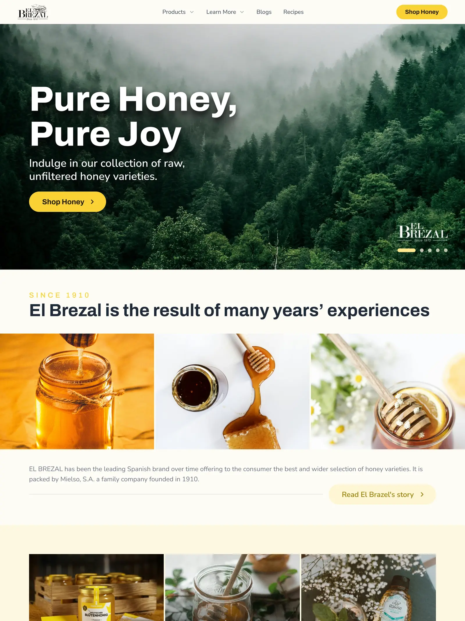El Brezal Honey Banner